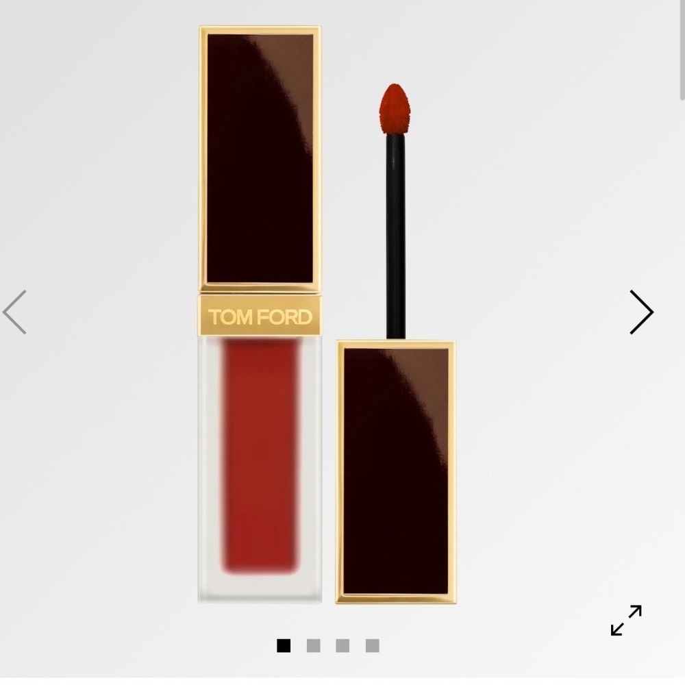 Tom Ford Liquid Lip Luxe Matte 123 Devoted Reddish Brown Lipstick